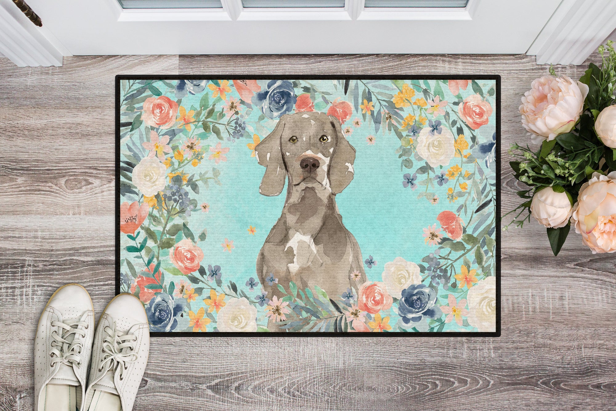 Weimaraner Indoor or Outdoor Mat 24x36 CK3406JMAT by Caroline's Treasures