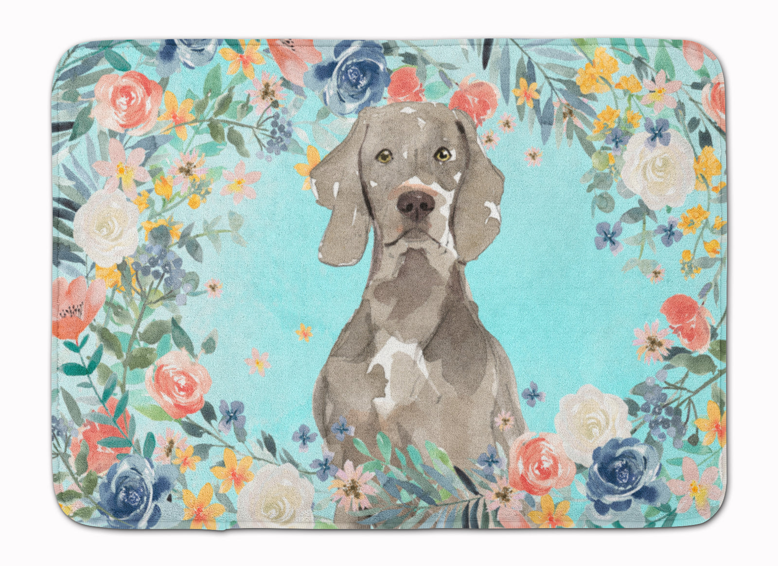 Weimaraner Machine Washable Memory Foam Mat CK3406RUG - the-store.com