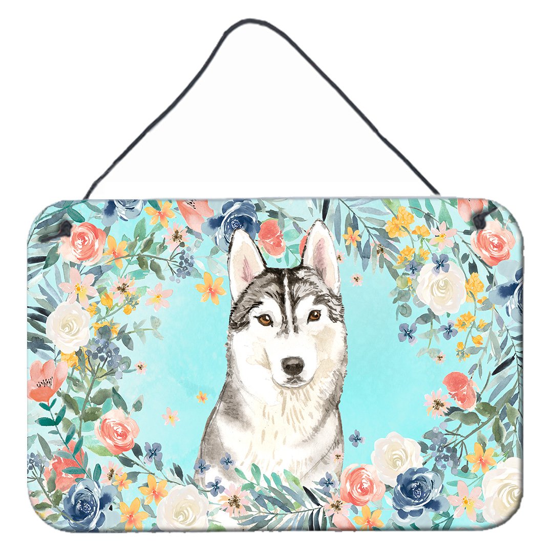 Siberian Husky Wall or Door Hanging Prints CK3408DS812 by Caroline's Treasures