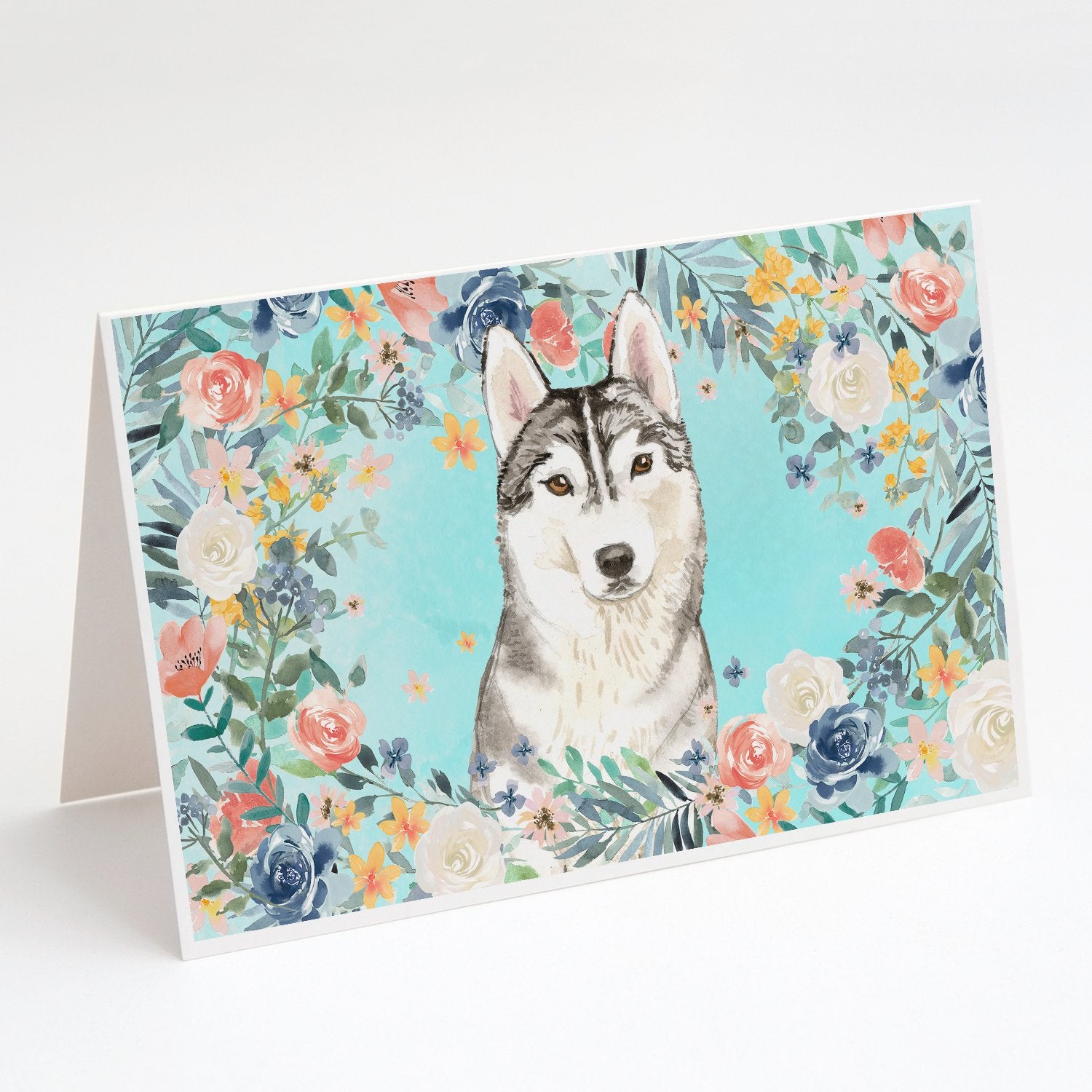 Buy this Siberian Husky Greeting Cards and Envelopes Pack of 8