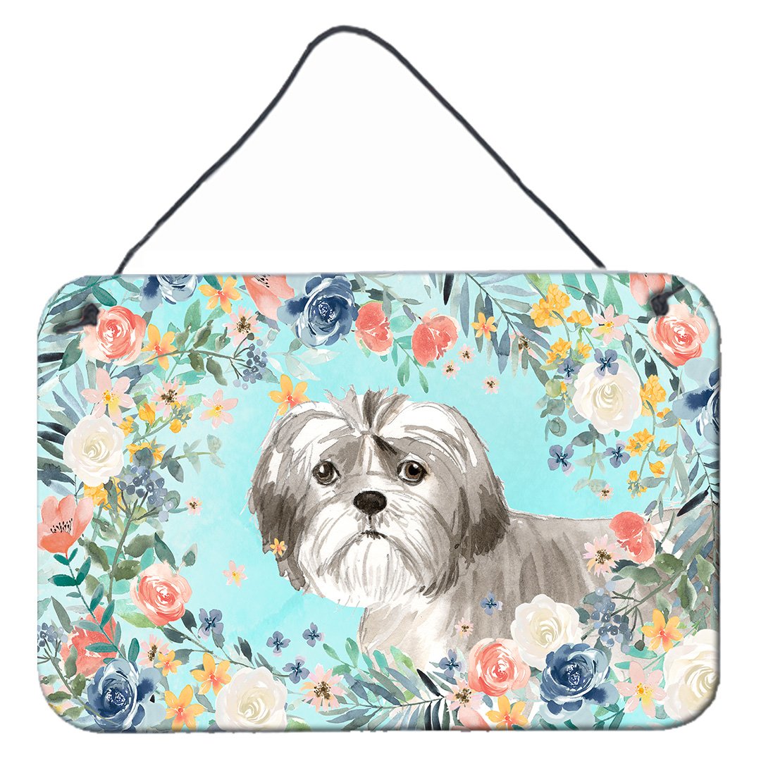 Shih Tzu Puppy Wall or Door Hanging Prints CK3409DS812 by Caroline's Treasures