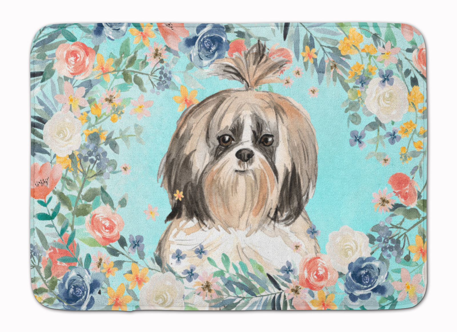 Shih Tzu Machine Washable Memory Foam Mat CK3410RUG - the-store.com