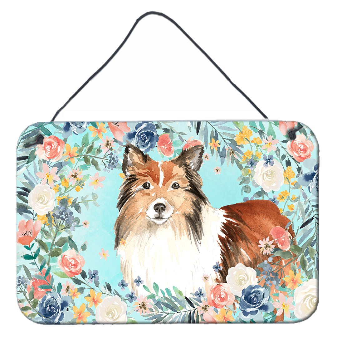 Sheltie Wall or Door Hanging Prints CK3411DS812 by Caroline&#39;s Treasures