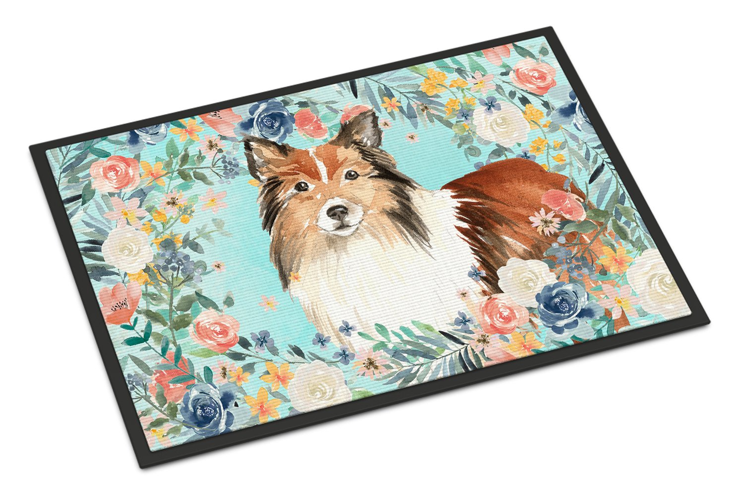 Sheltie Indoor or Outdoor Mat 24x36 CK3411JMAT by Caroline's Treasures