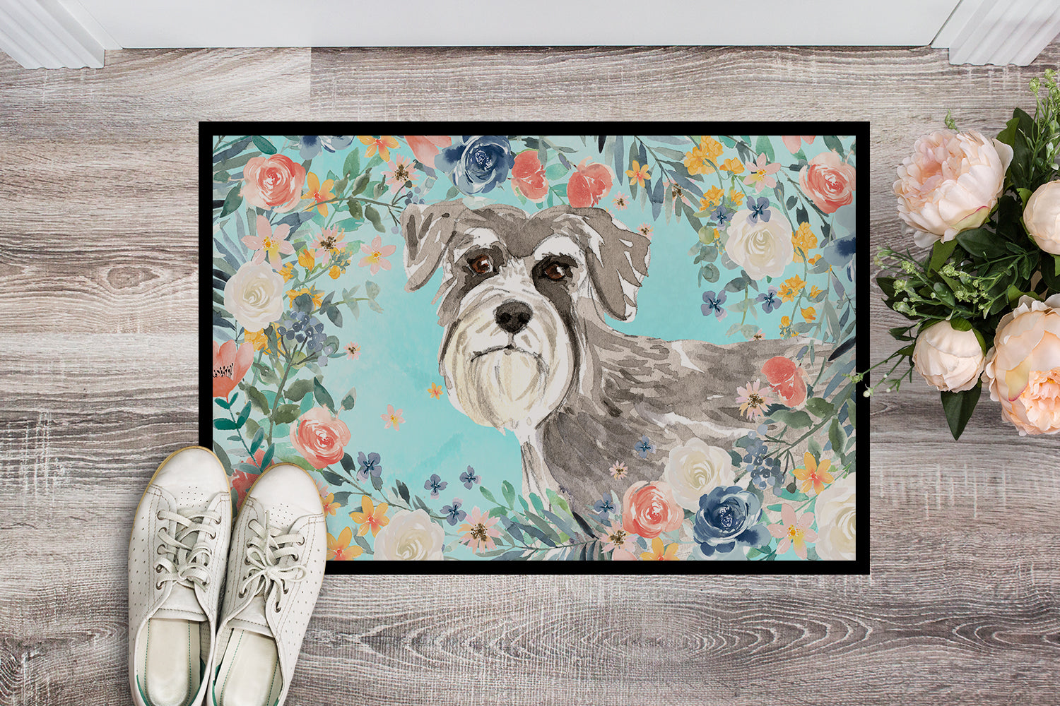 Schnauzer #1 Indoor or Outdoor Mat 18x27 CK3413MAT - the-store.com