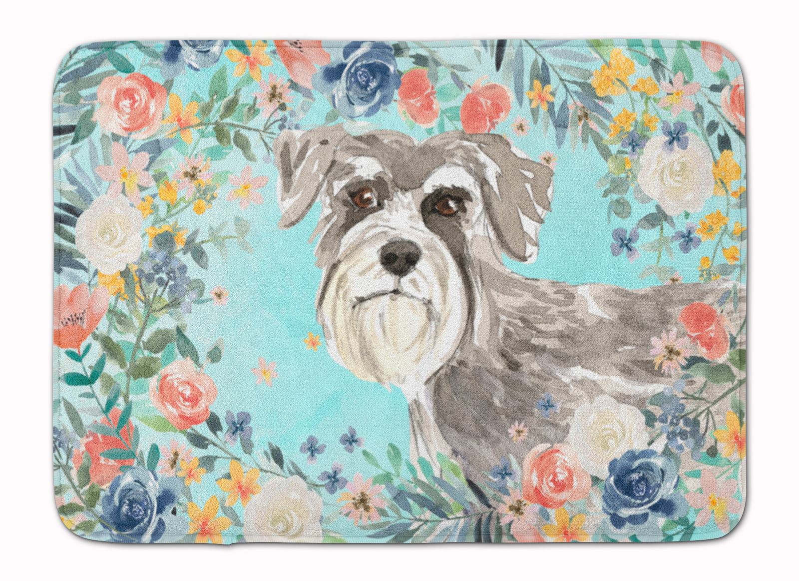 Schnauzer #1 Machine Washable Memory Foam Mat CK3413RUG - the-store.com