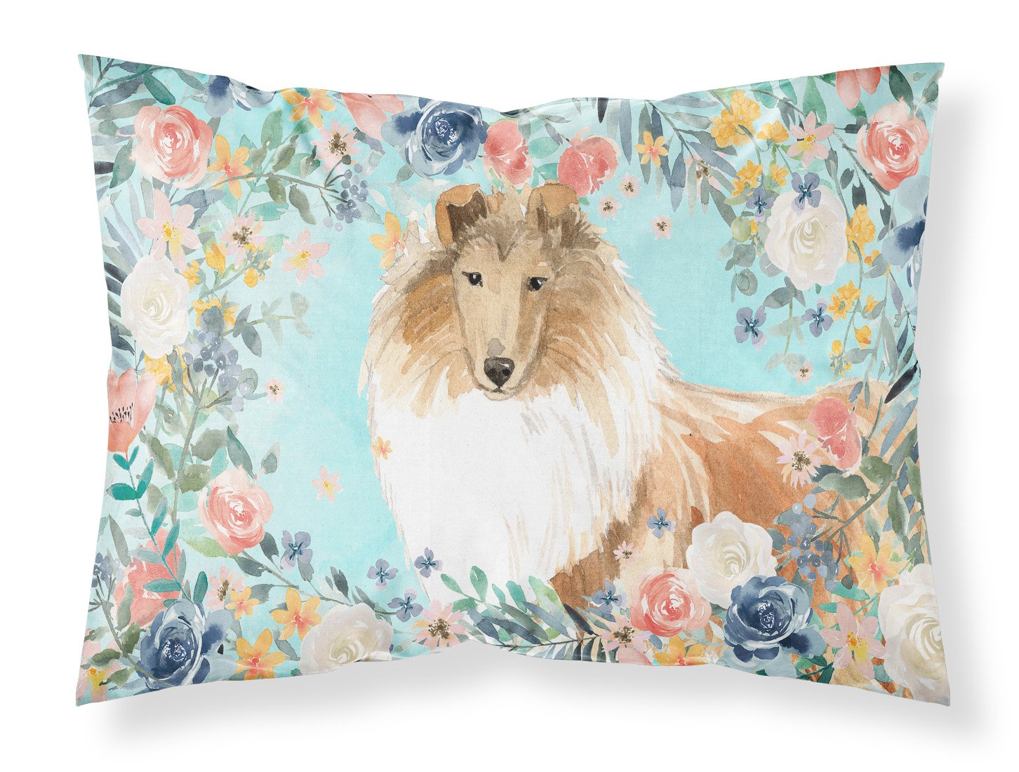 Collie Fabric Standard Pillowcase CK3414PILLOWCASE by Caroline's Treasures