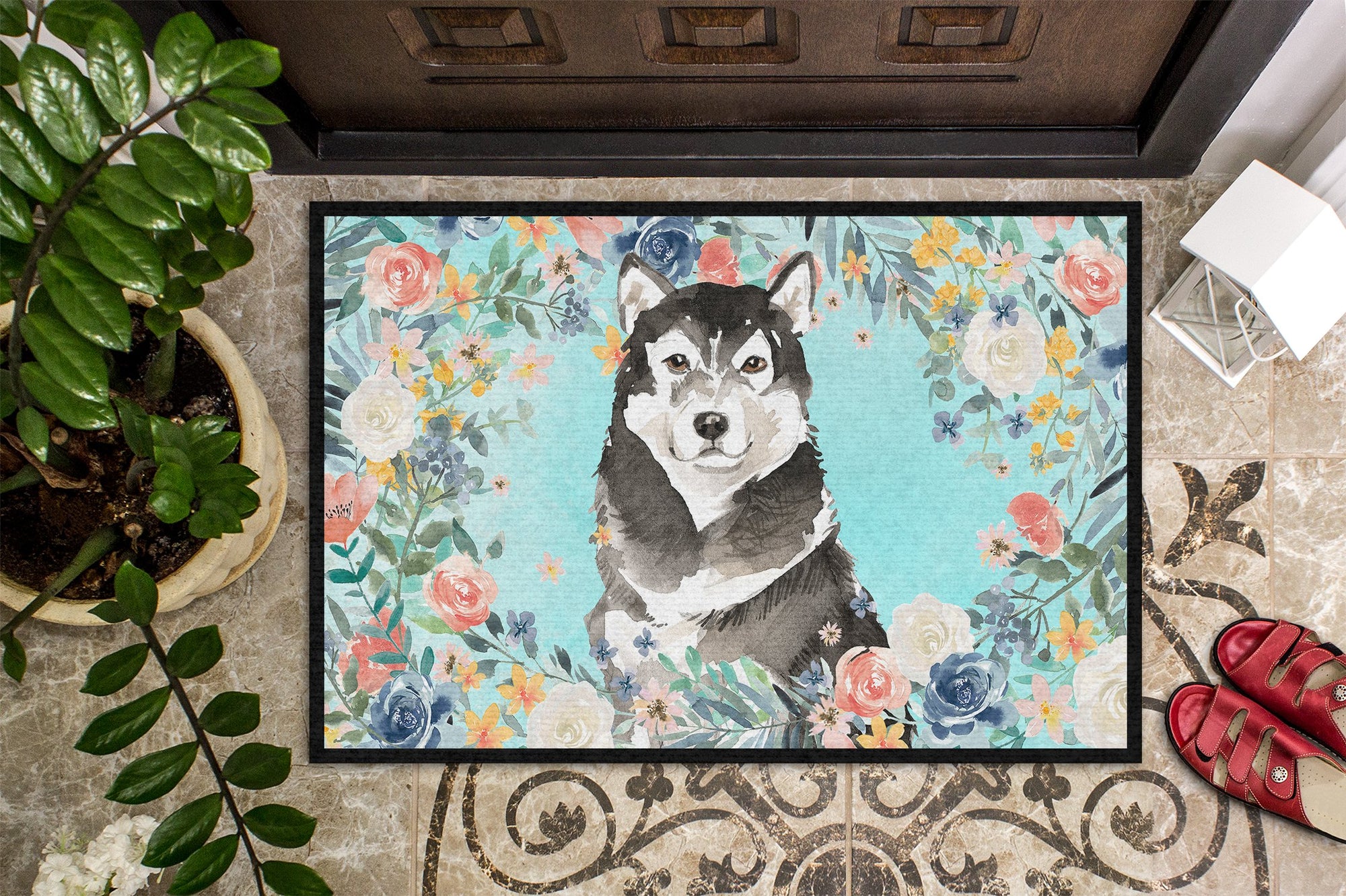 Alaskan Malamute Indoor or Outdoor Mat 24x36 CK3419JMAT by Caroline's Treasures