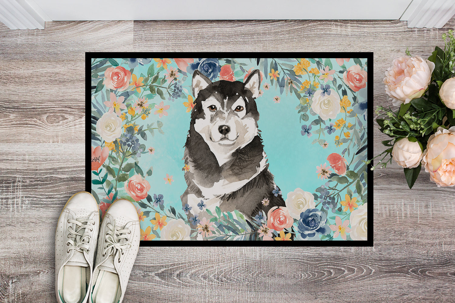 Alaskan Malamute Indoor or Outdoor Mat 18x27 CK3419MAT - the-store.com