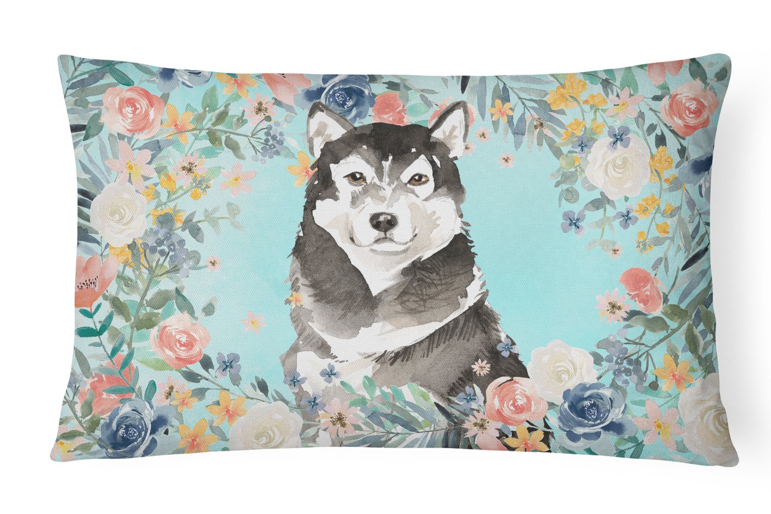 Alaskan Malamute Canvas Fabric Decorative Pillow CK3419PW1216 by Caroline's Treasures