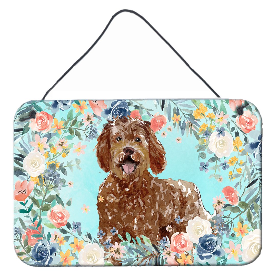 Labradoodle Wall or Door Hanging Prints CK3421DS812 by Caroline's Treasures