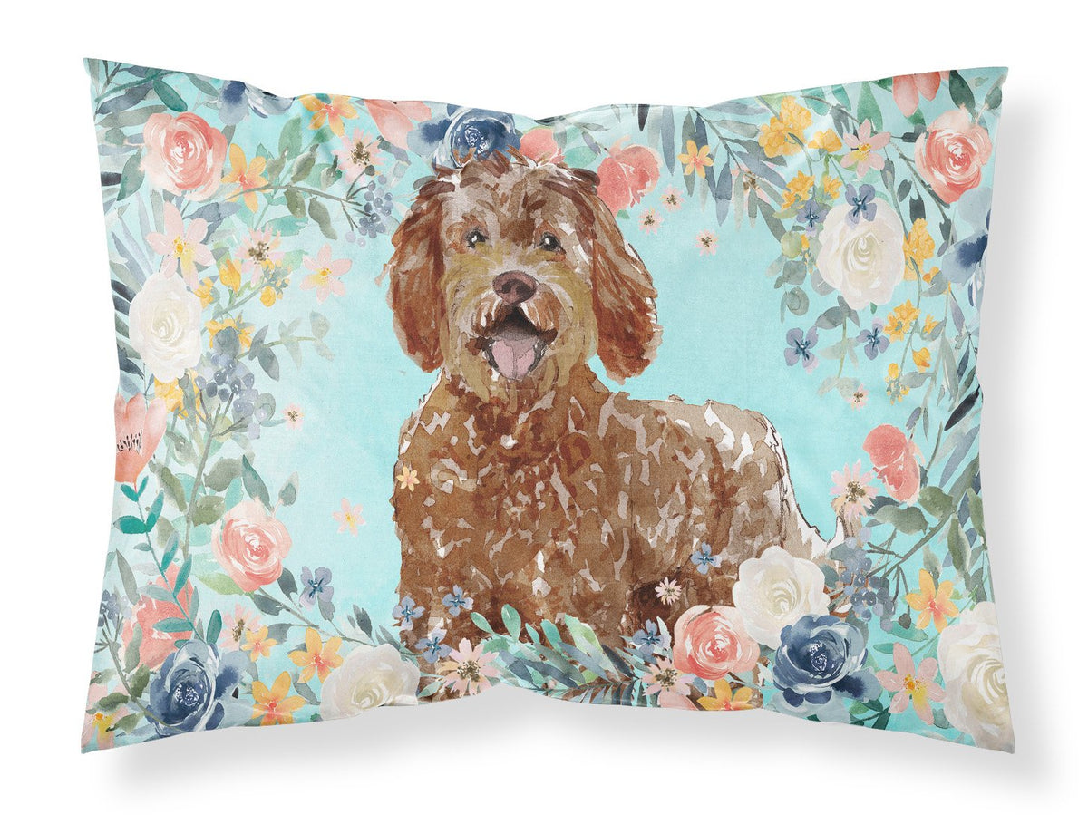 Labradoodle Fabric Standard Pillowcase CK3421PILLOWCASE by Caroline&#39;s Treasures