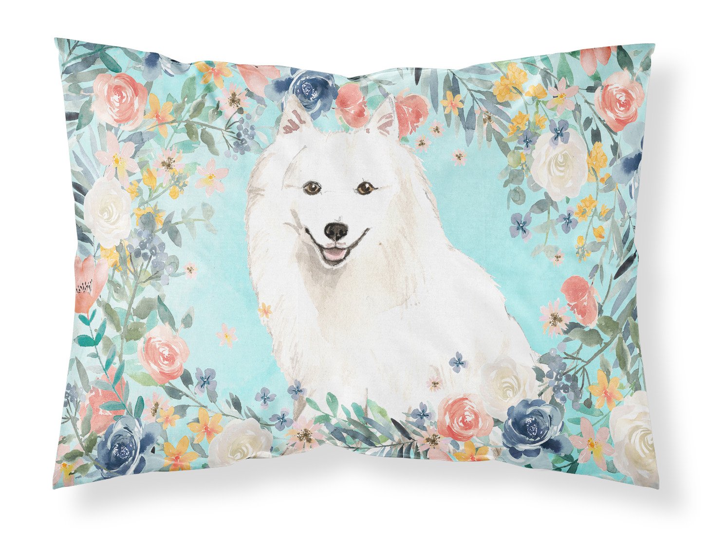 Japanese Spitz Fabric Standard Pillowcase CK3422PILLOWCASE by Caroline's Treasures