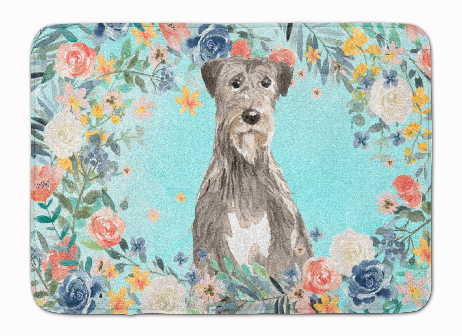 Irish Wolfhound Machine Washable Memory Foam Mat CK3423RUG - the-store.com