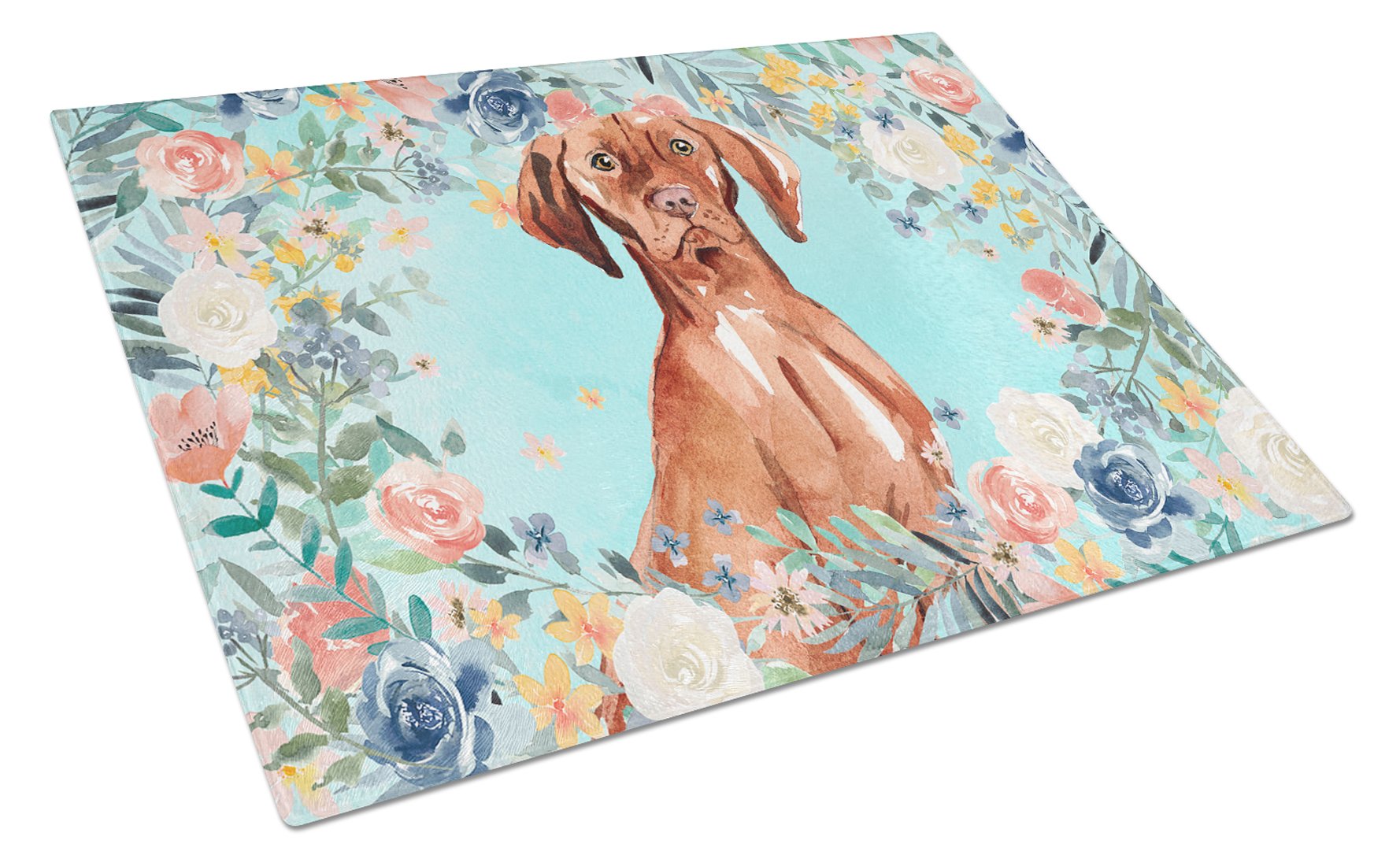 Vizsla Glass Cutting Board Large CK3424LCB by Caroline's Treasures