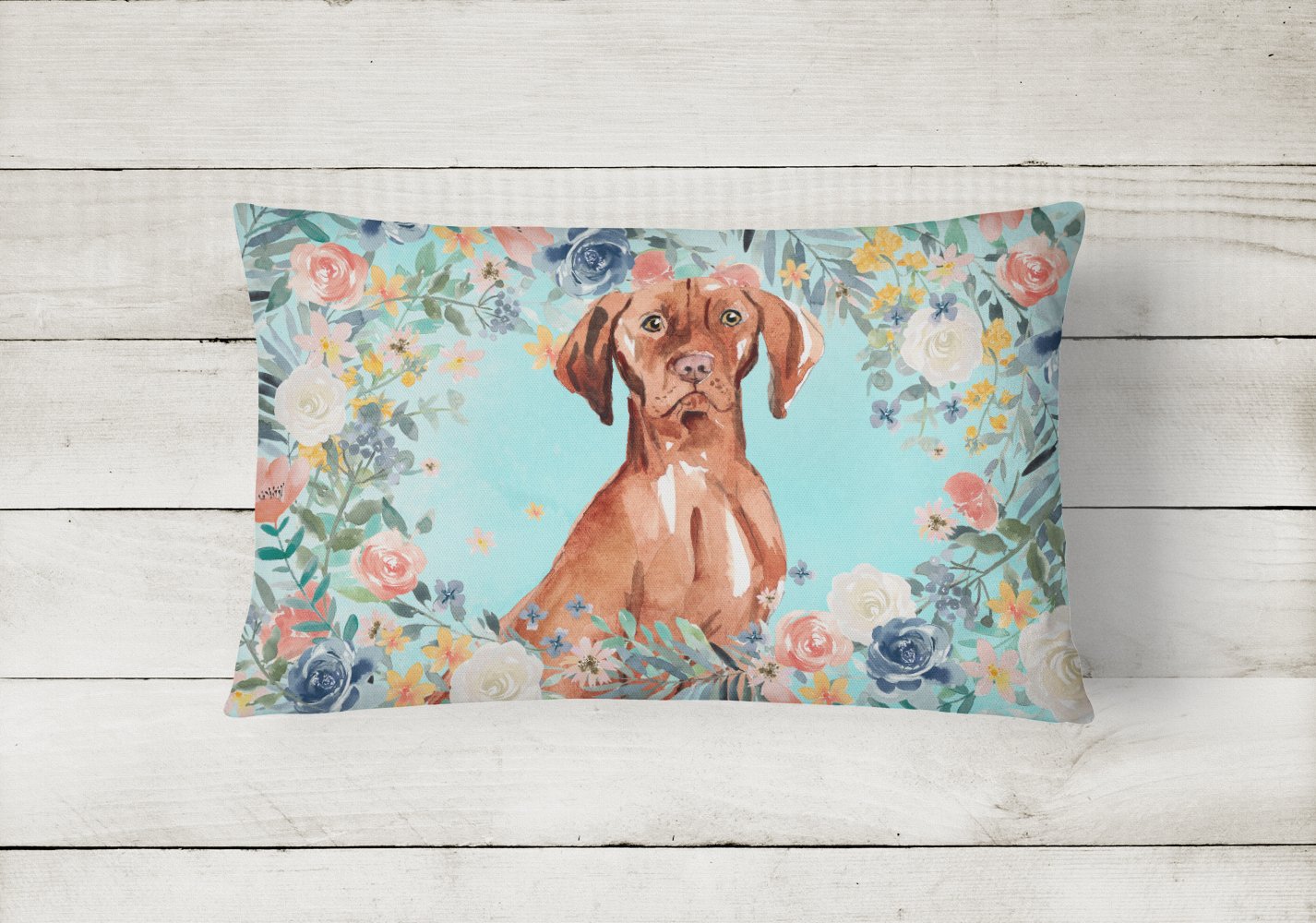 Vizsla Canvas Fabric Decorative Pillow CK3424PW1216 by Caroline's Treasures