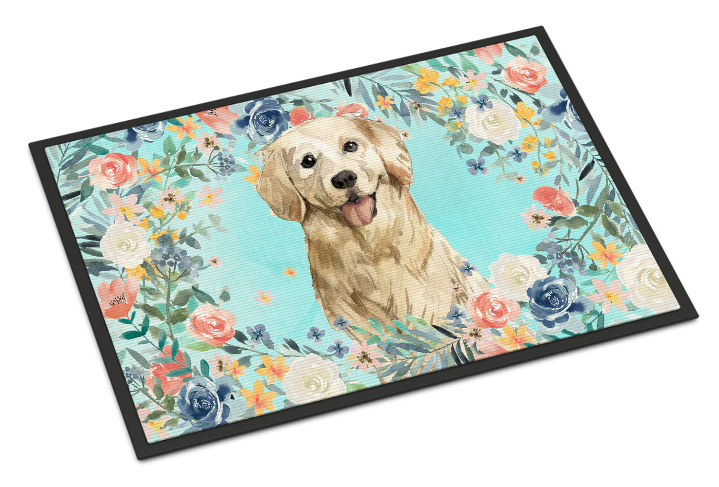 Golden Retriever Indoor or Outdoor Mat 18x27 CK3425MAT - the-store.com