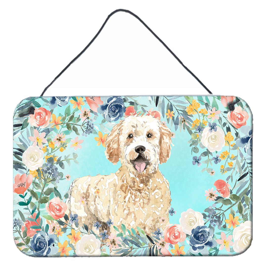 Goldendoodle Wall or Door Hanging Prints CK3426DS812 by Caroline&#39;s Treasures