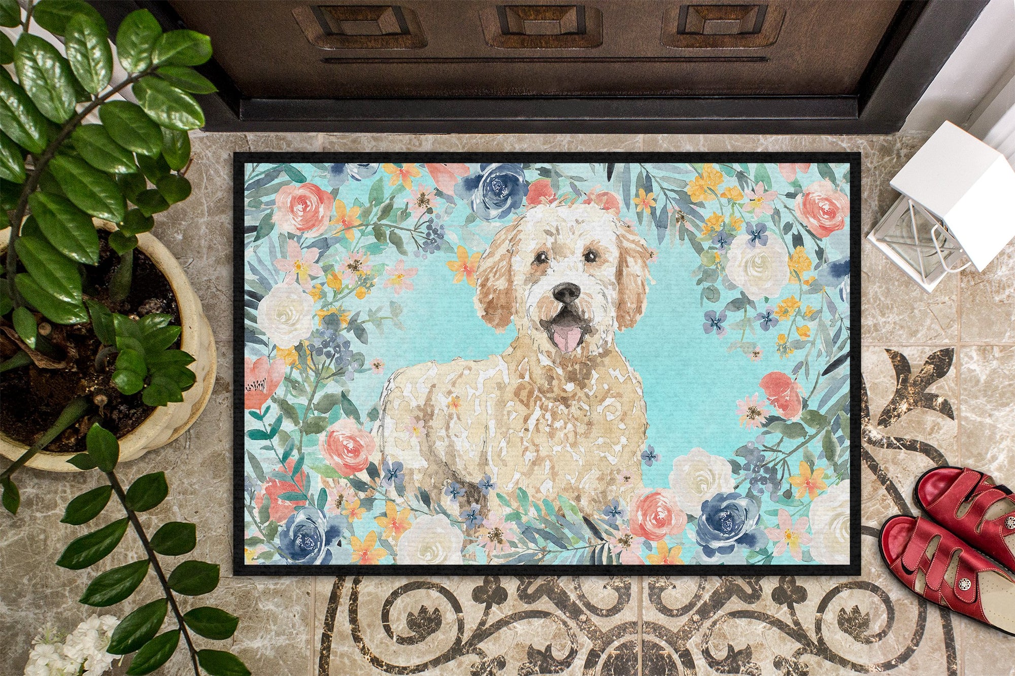 Goldendoodle Indoor or Outdoor Mat 24x36 CK3426JMAT by Caroline's Treasures