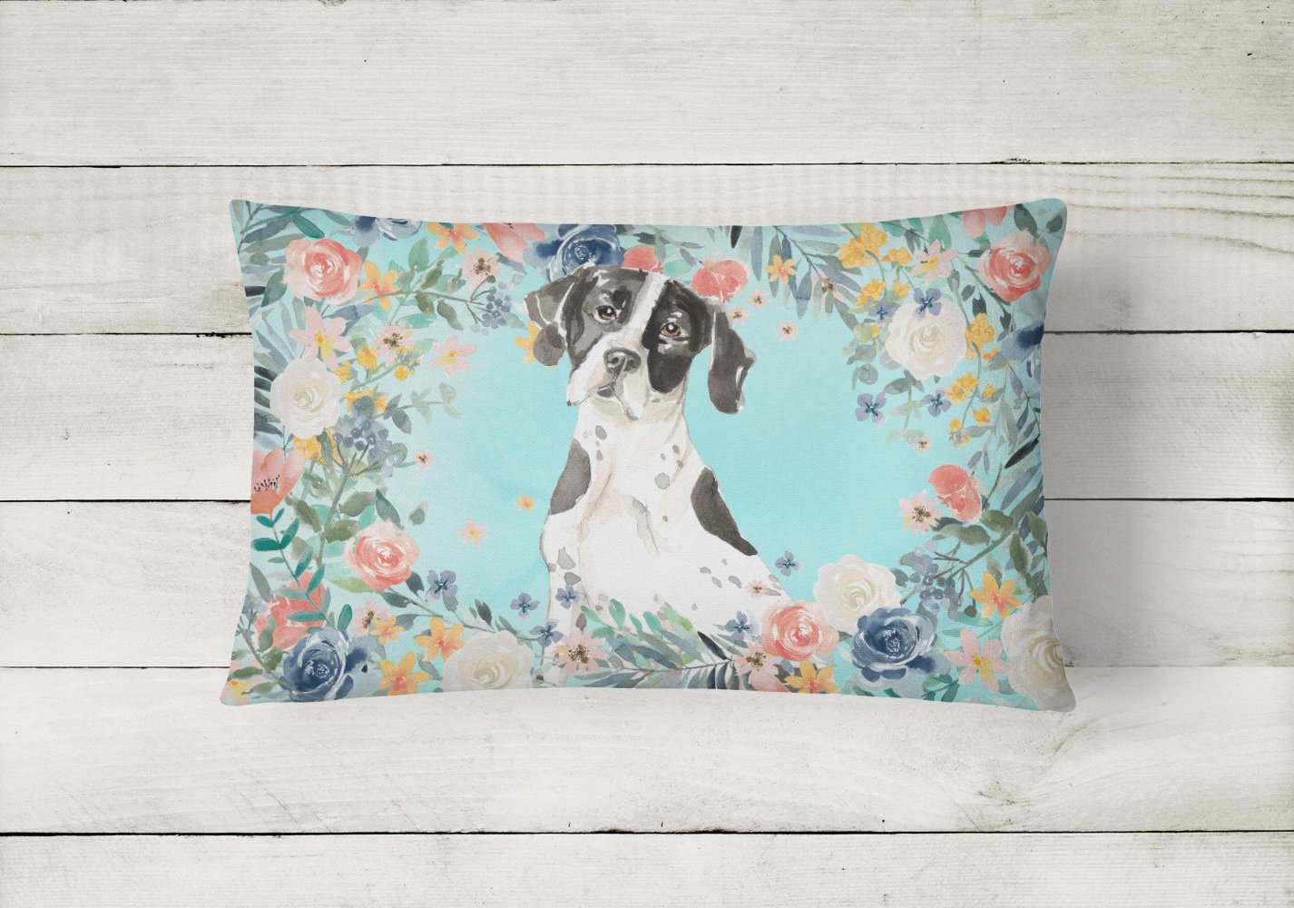 English Pointer Canvas Fabric Decorative Pillow CK3427PW1216 by Caroline's Treasures