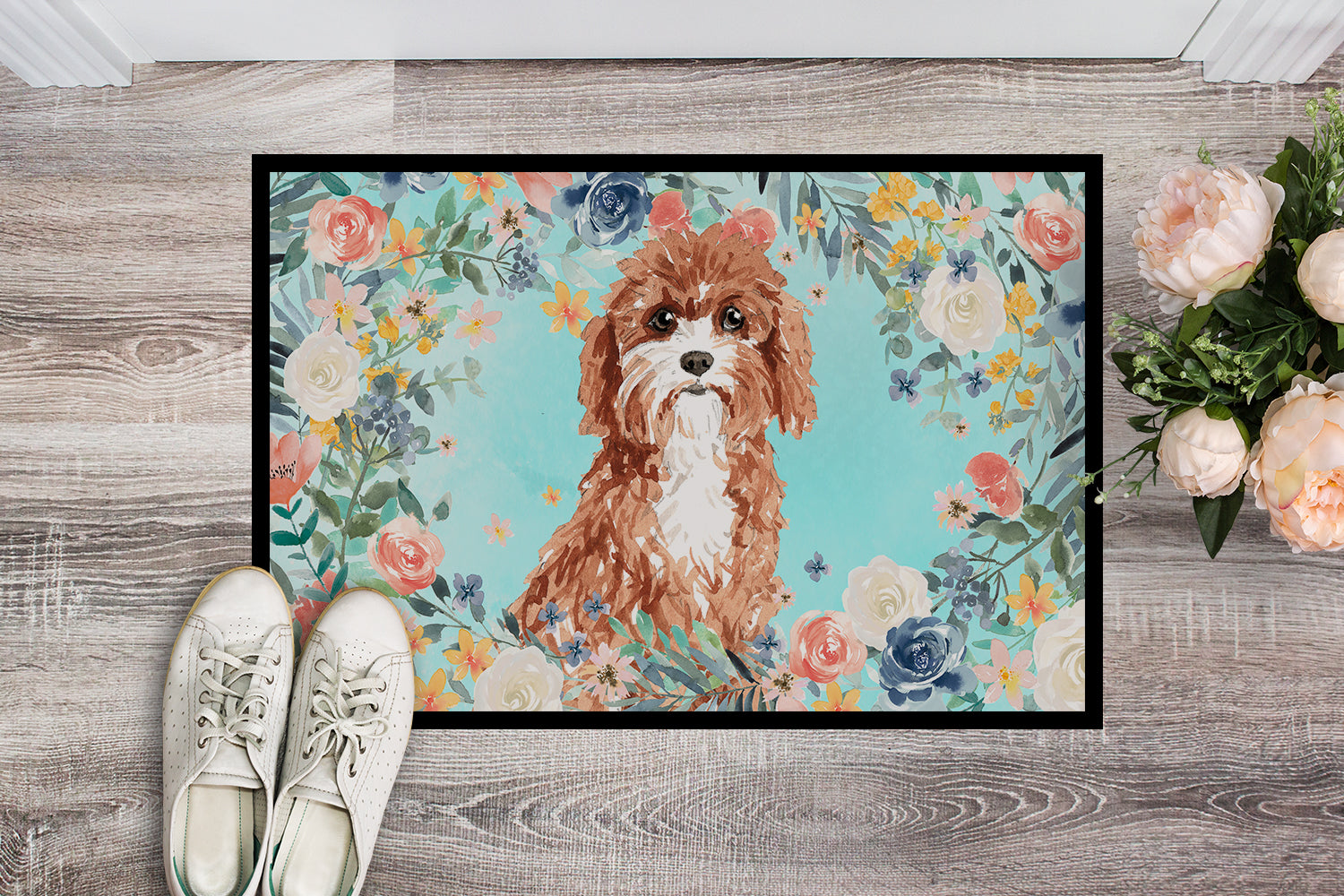 Cavapoo Indoor or Outdoor Mat 18x27 CK3428MAT - the-store.com