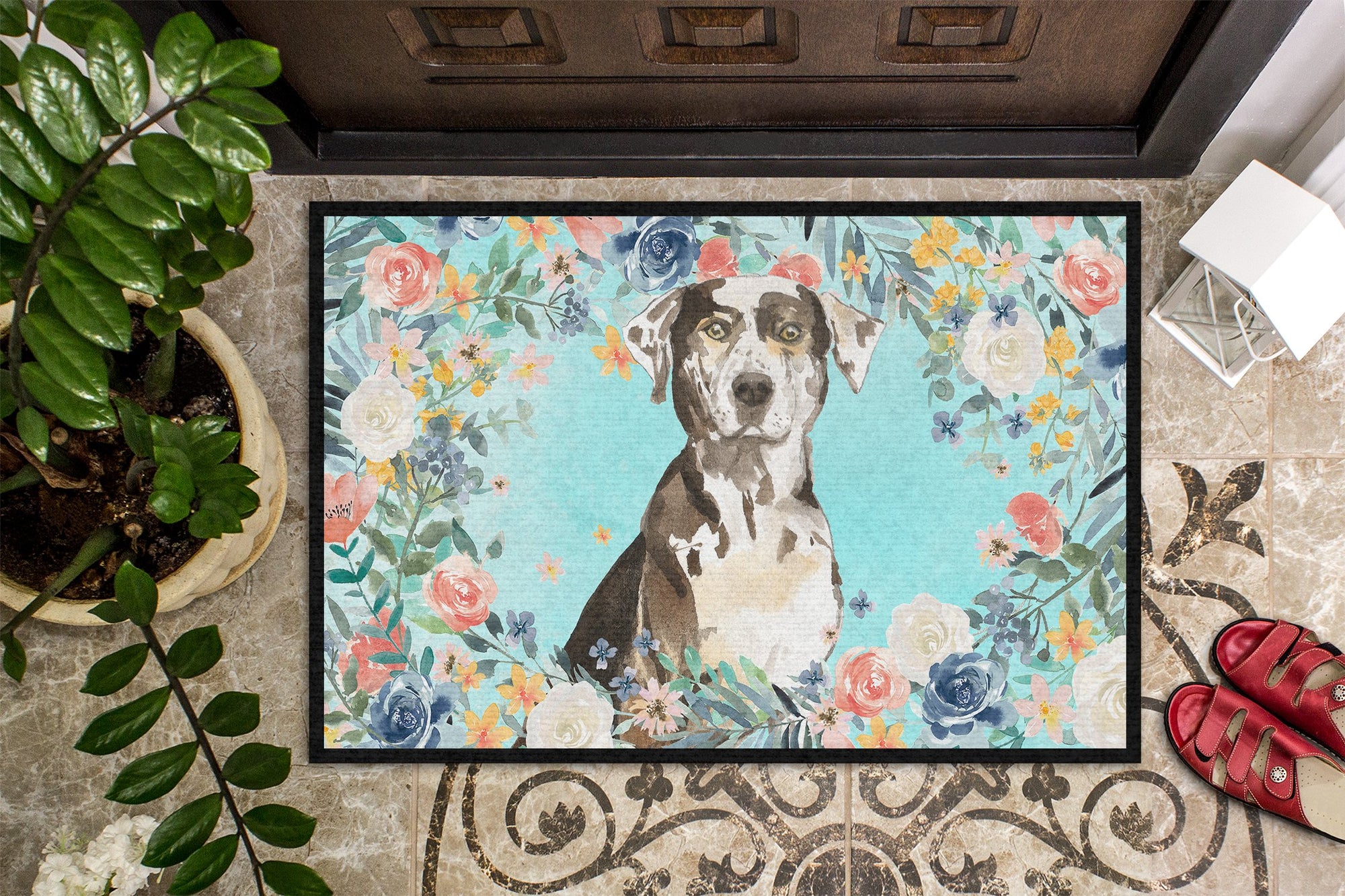 Catahoula Leopard Dog Indoor or Outdoor Mat 24x36 CK3429JMAT by Caroline's Treasures