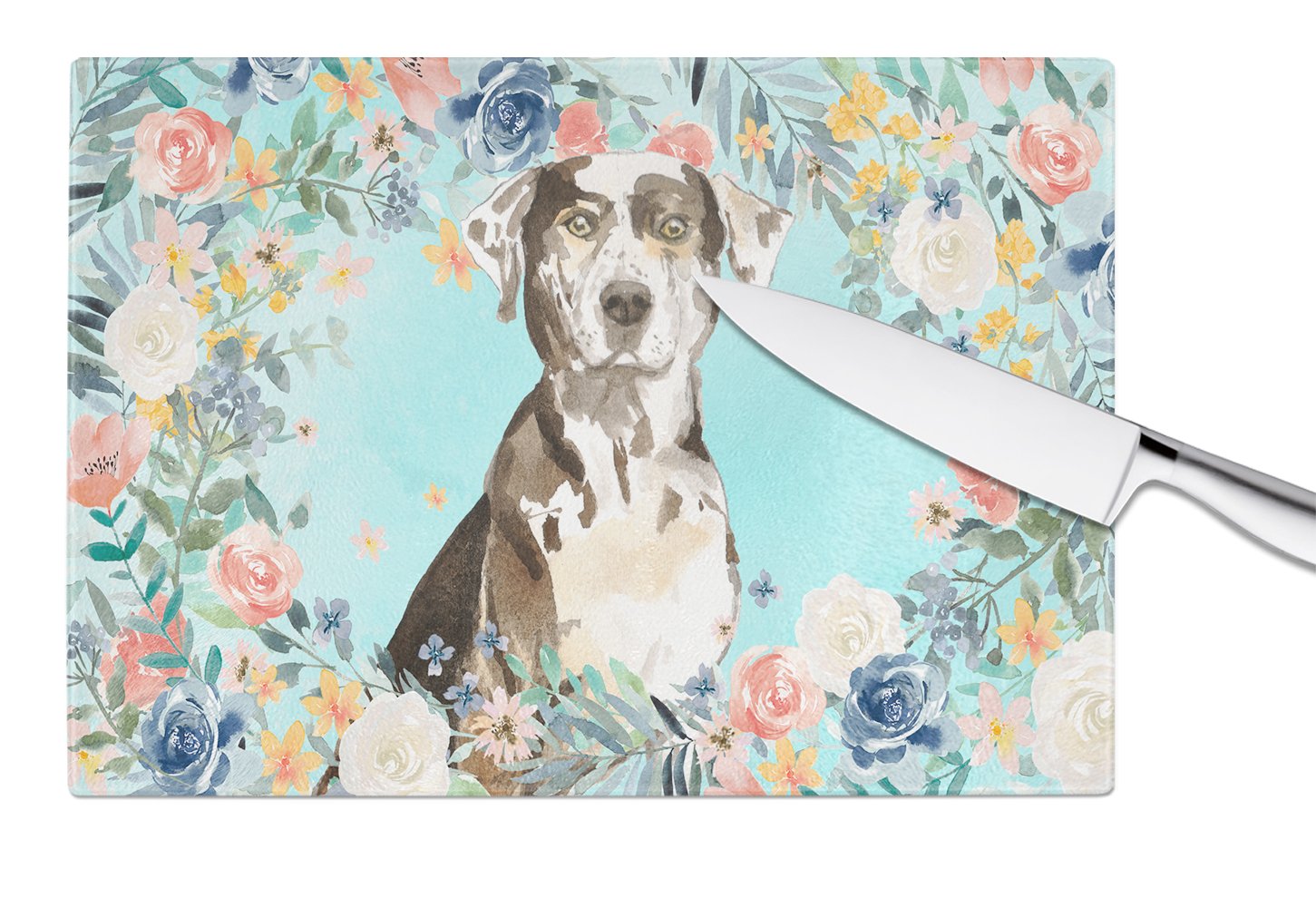 Catahoula Leopard Dog Glass Cutting Board Large CK3429LCB by Caroline's Treasures