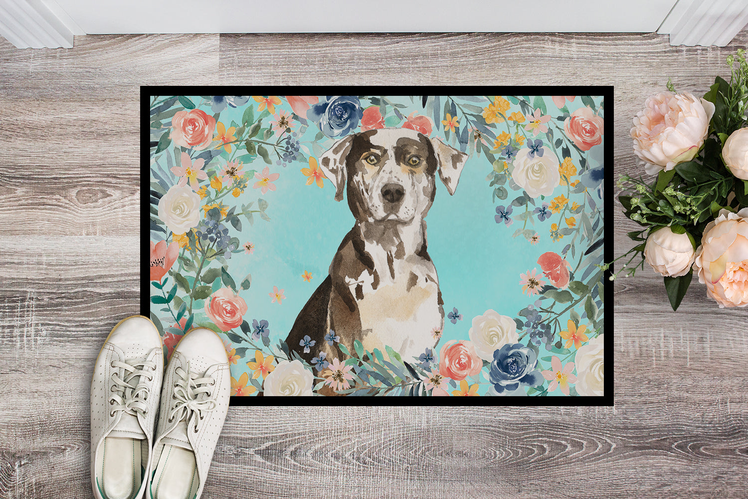 Catahoula Leopard Dog Indoor or Outdoor Mat 18x27 CK3429MAT - the-store.com