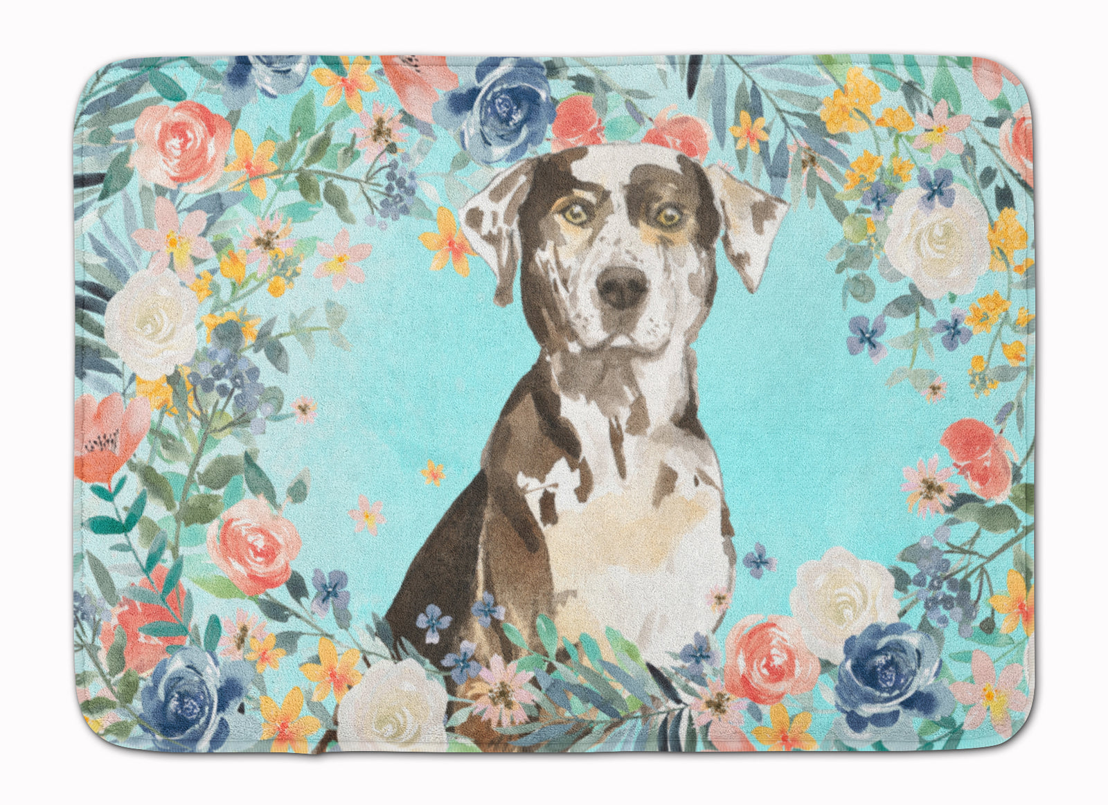 Catahoula Leopard Dog Machine Washable Memory Foam Mat CK3429RUG - the-store.com