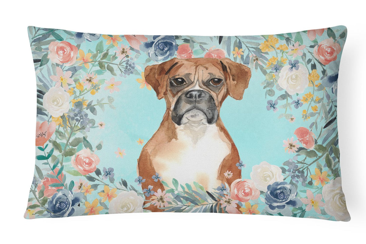 Boxer Canvas Fabric Decorative Pillow CK3431PW1216 by Caroline&#39;s Treasures