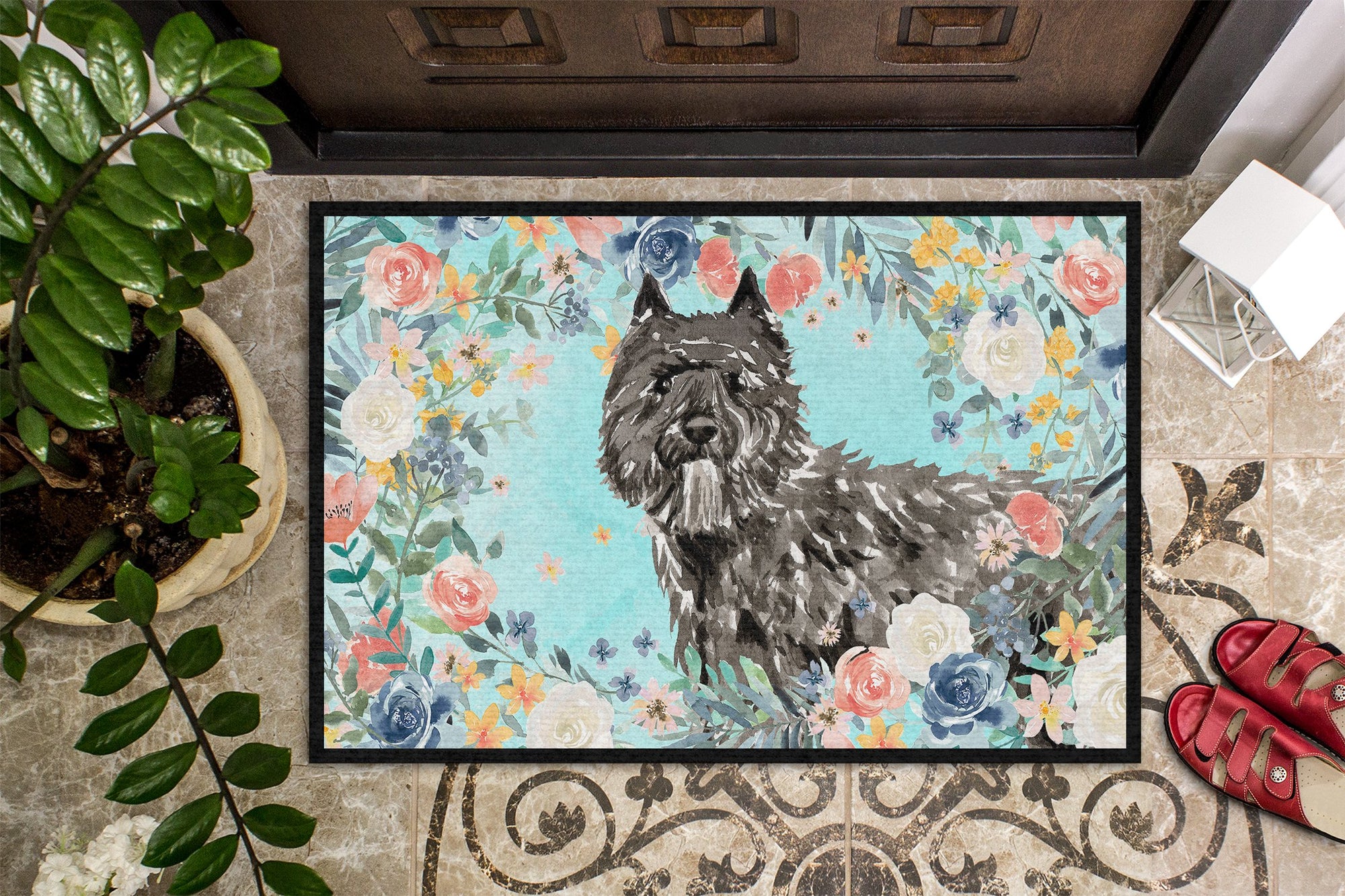 Bouvier des Flandres Indoor or Outdoor Mat 24x36 CK3432JMAT by Caroline's Treasures