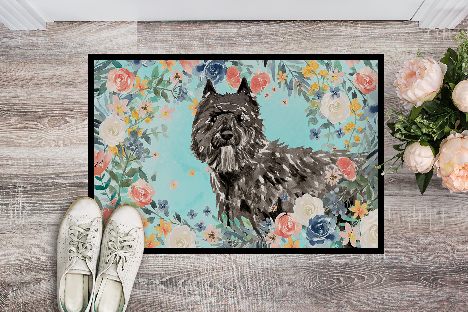 Bouvier des Flandres Indoor or Outdoor Mat 18x27 CK3432MAT - the-store.com