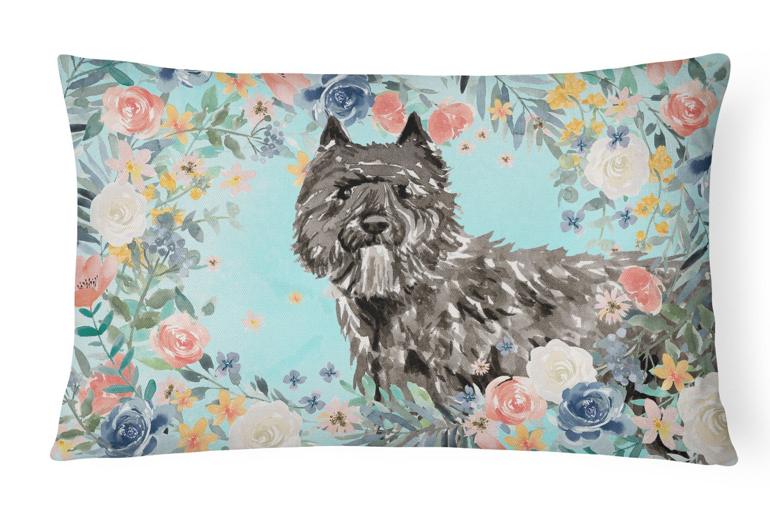 Bouvier des Flandres Canvas Fabric Decorative Pillow CK3432PW1216 by Caroline's Treasures