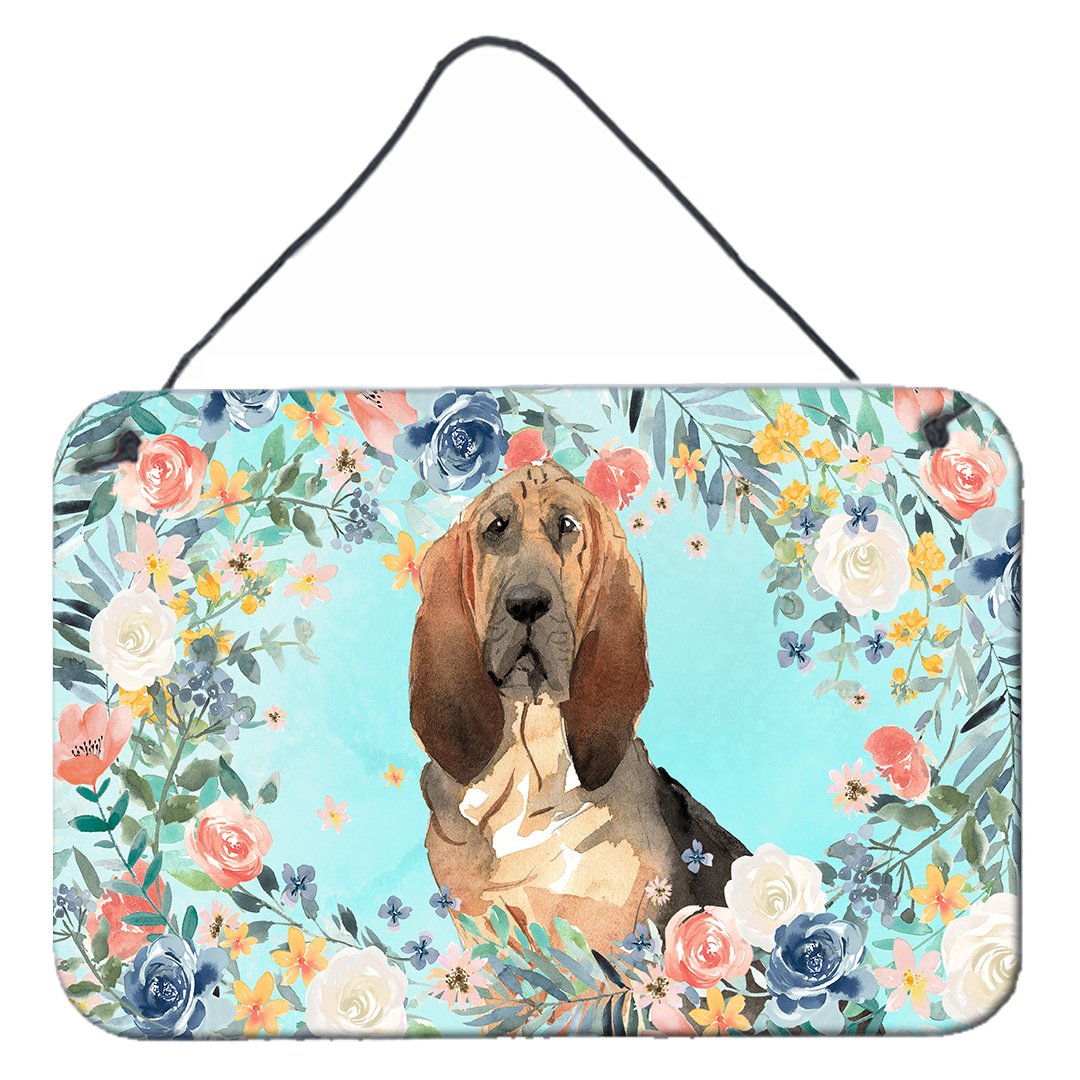 Bloodhound Wall or Door Hanging Prints CK3434DS812 by Caroline's Treasures