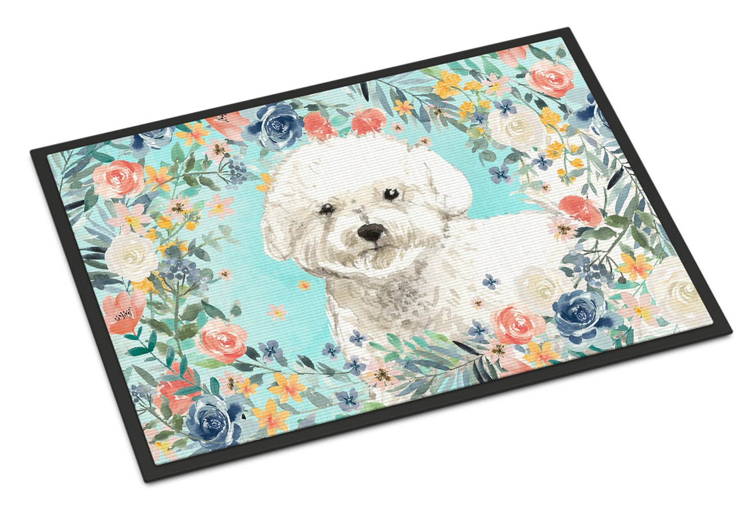 Bichon Frise Indoor or Outdoor Mat 24x36 CK3435JMAT by Caroline's Treasures