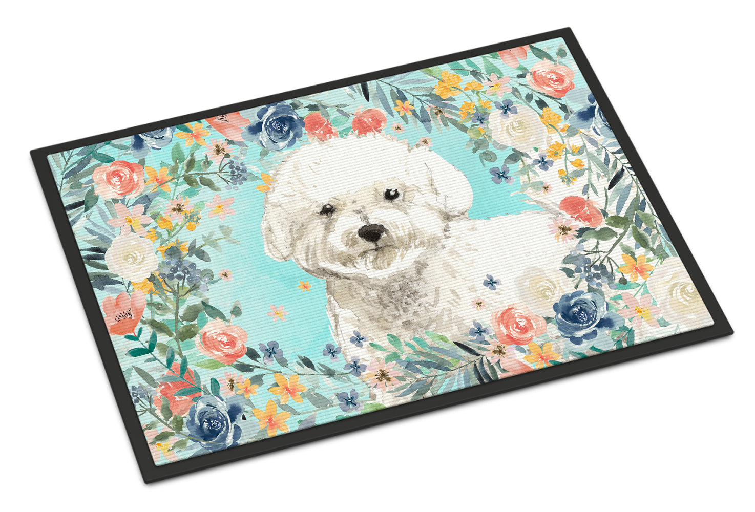 Bichon Frise Indoor or Outdoor Mat 18x27 CK3435MAT - the-store.com