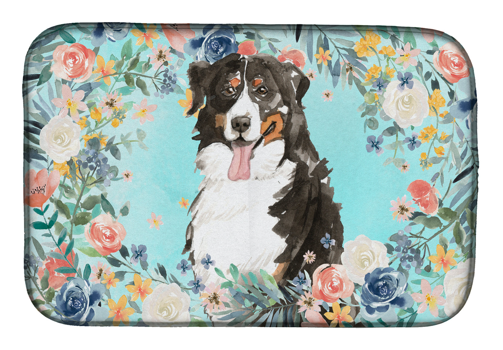 Bernese Mountain Dog Dish Drying Mat CK3436DDM  the-store.com.