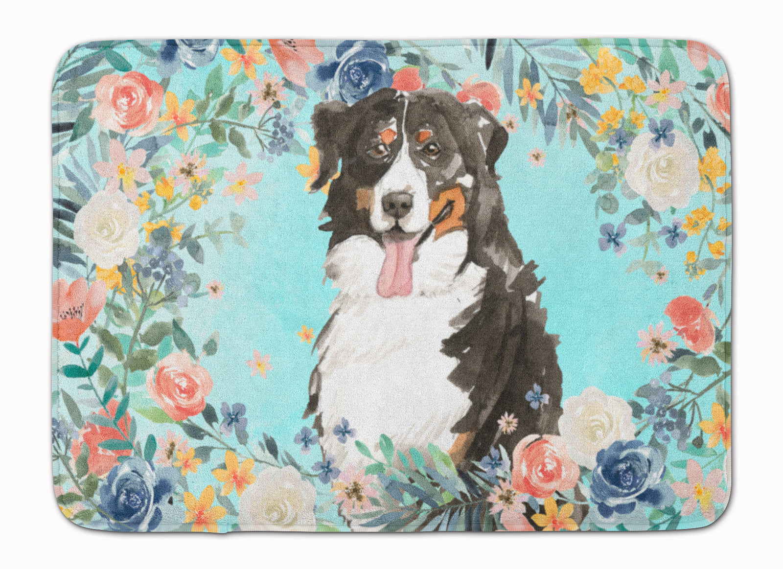 Bernese Mountain Dog Machine Washable Memory Foam Mat CK3436RUG - the-store.com