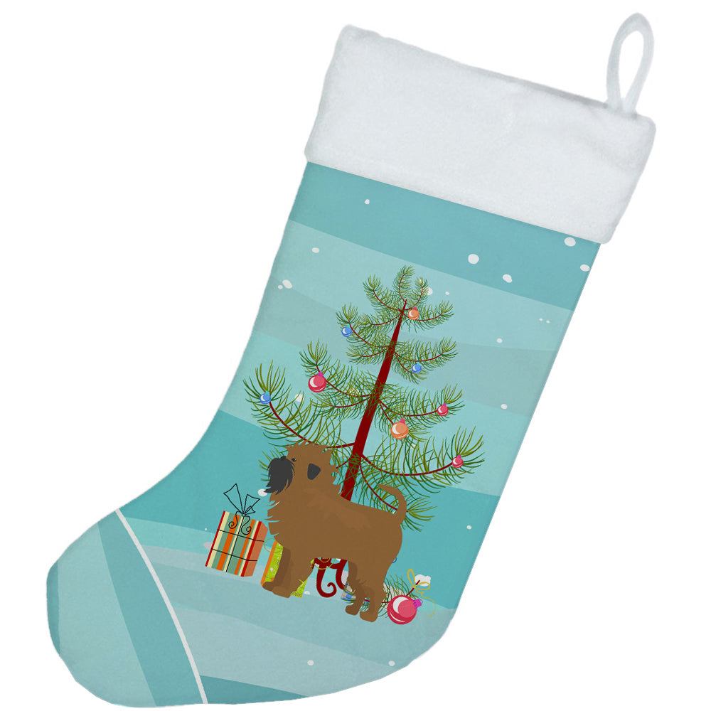 Tan Affenpinscher Christmas Tree Christmas Stocking CK3439CS  the-store.com.