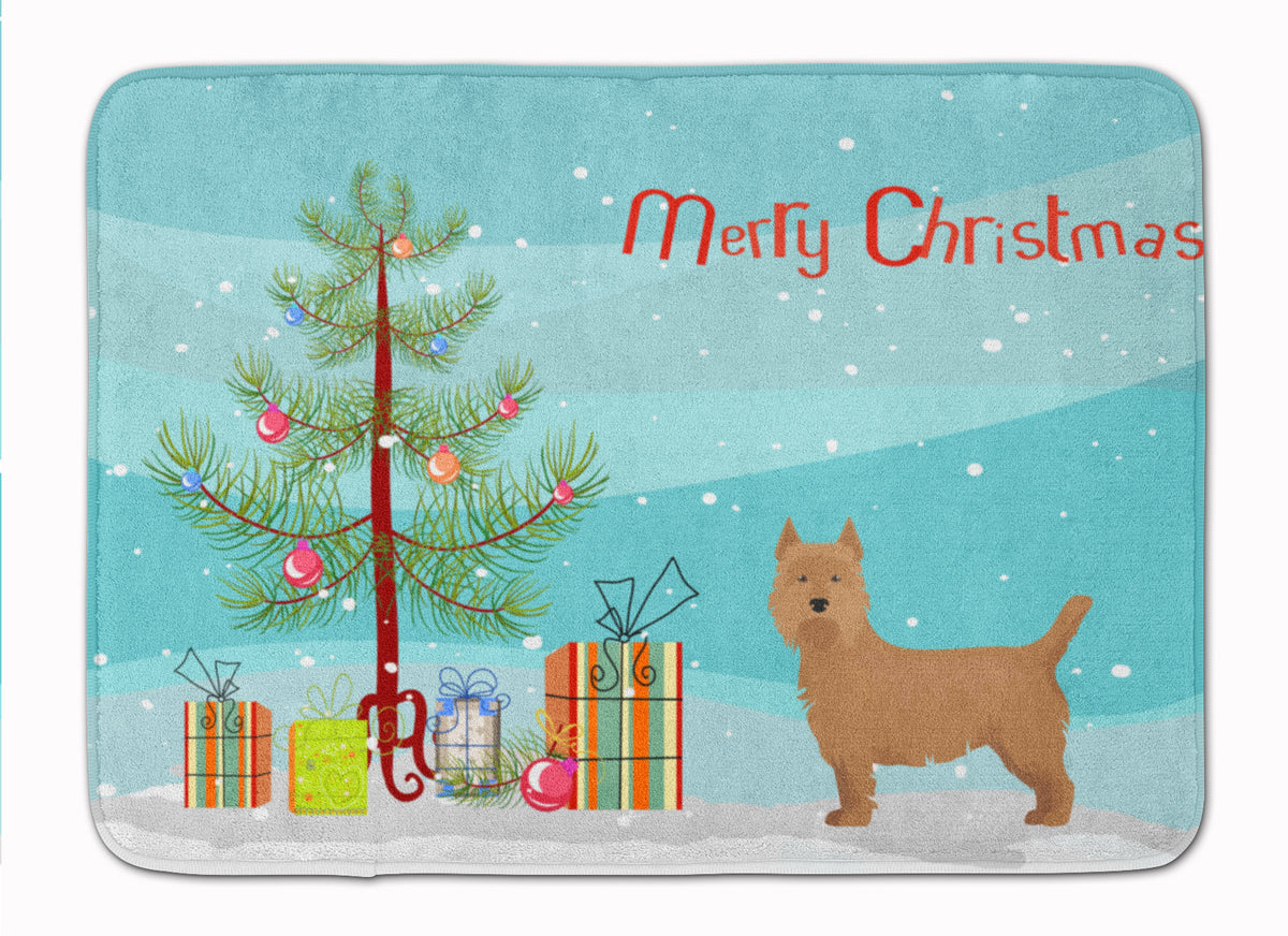 Airedale Terrier Christmas Tree Machine Washable Memory Foam Mat CK3444RUG - the-store.com