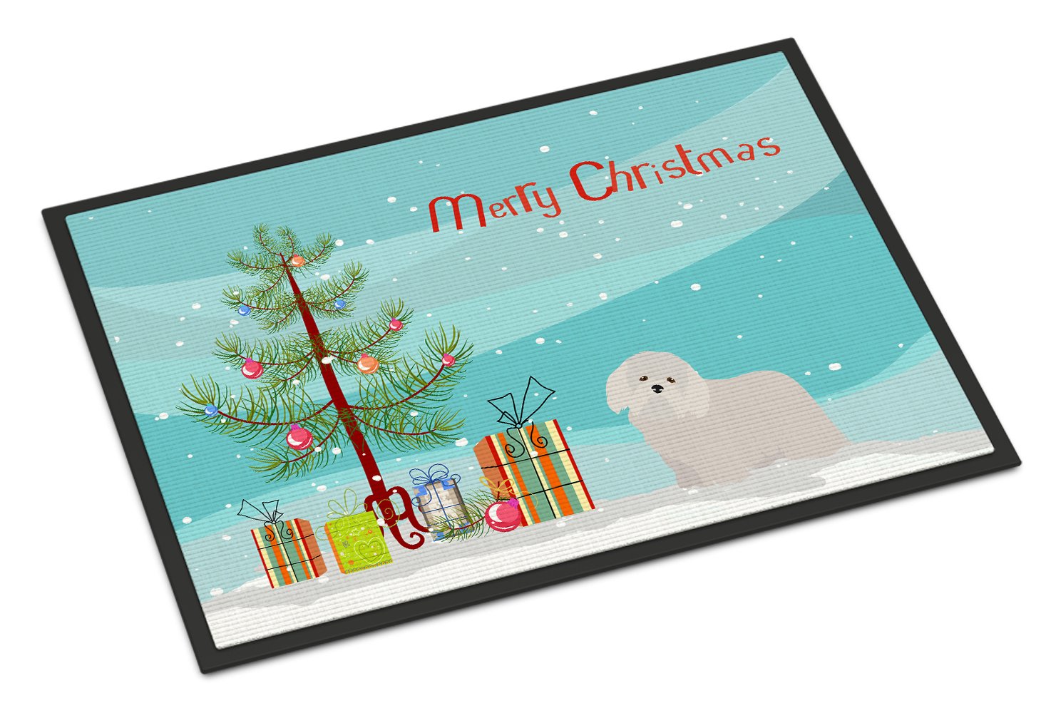 Coton de Tulear Christmas Tree Indoor or Outdoor Mat 24x36 CK3448JMAT by Caroline's Treasures