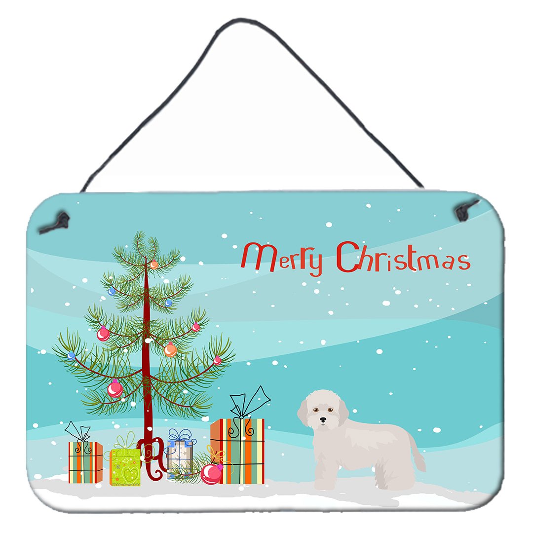 Cyprus Poodle Christmas Tree Wall or Door Hanging Prints CK3449DS812 by Caroline's Treasures