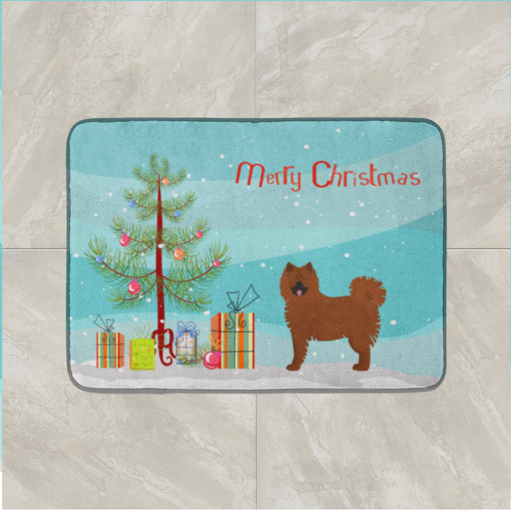 Eurasier or Eurasian dog Christmas Tree Machine Washable Memory Foam Mat CK3454RUG - the-store.com