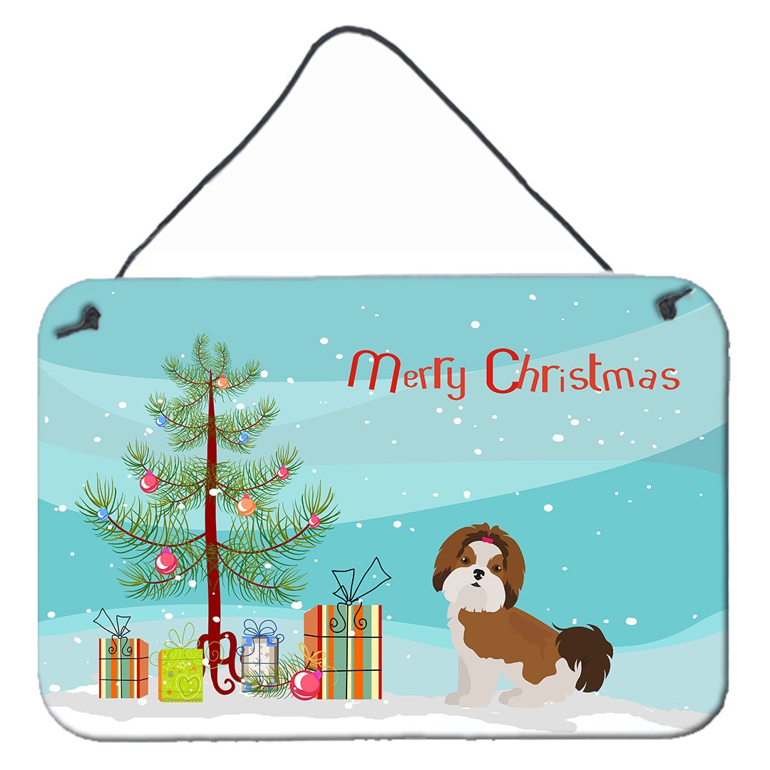 Imperial Shih Tzu Christmas Tree Wall or Door Hanging Prints CK3459DS812 by Caroline's Treasures