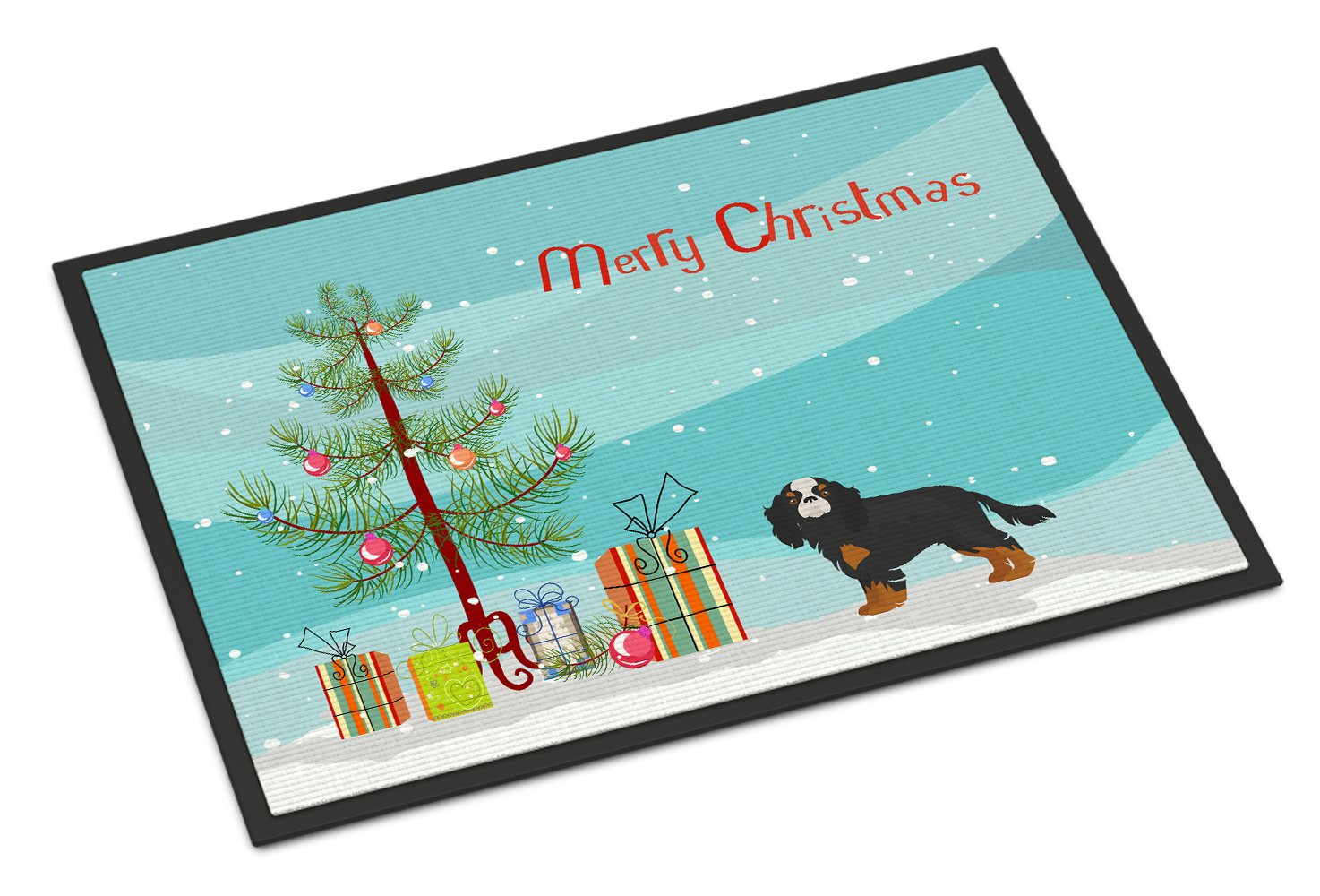 Cavalier King Charles Spaniel Christmas Tree Indoor or Outdoor Mat 24x36 CK3465JMAT by Caroline's Treasures