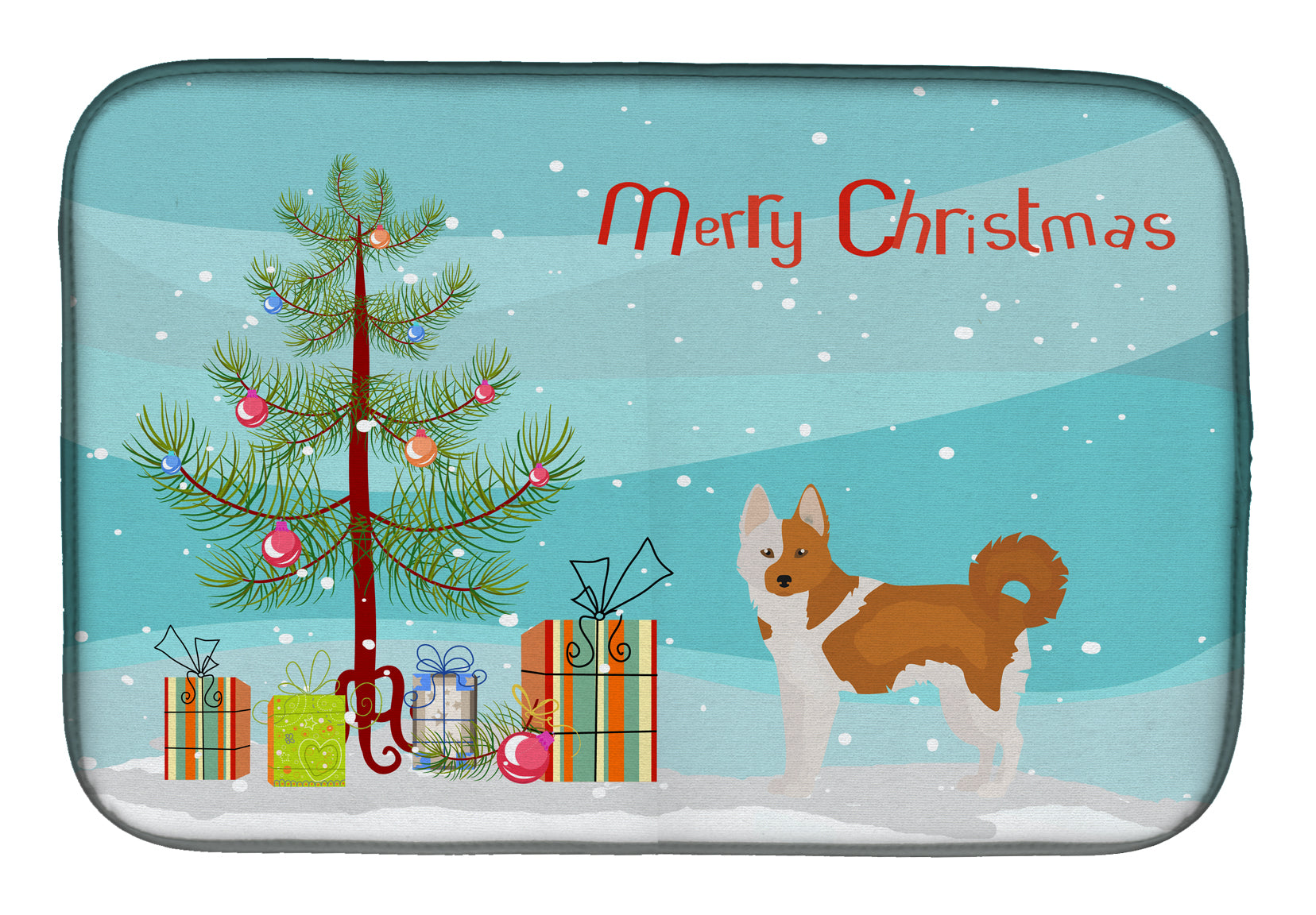 Nordic Spitz Christmas Tree Dish Drying Mat CK3475DDM  the-store.com.