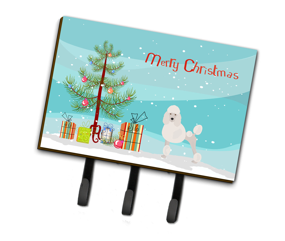 Miniature Poodle Christmas Tree Leash or Key Holder CK3478TH68  the-store.com.