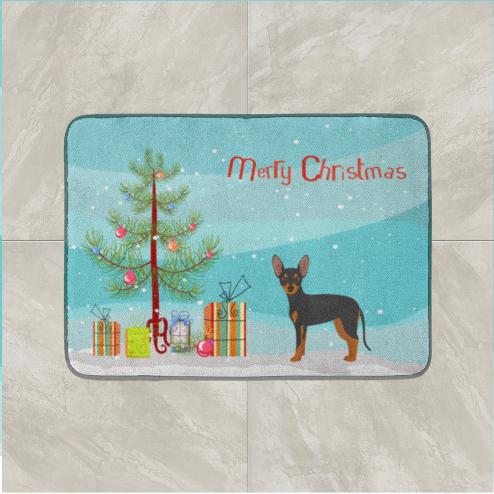 Prague Ratter Christmas Tree Machine Washable Memory Foam Mat CK3480RUG - the-store.com