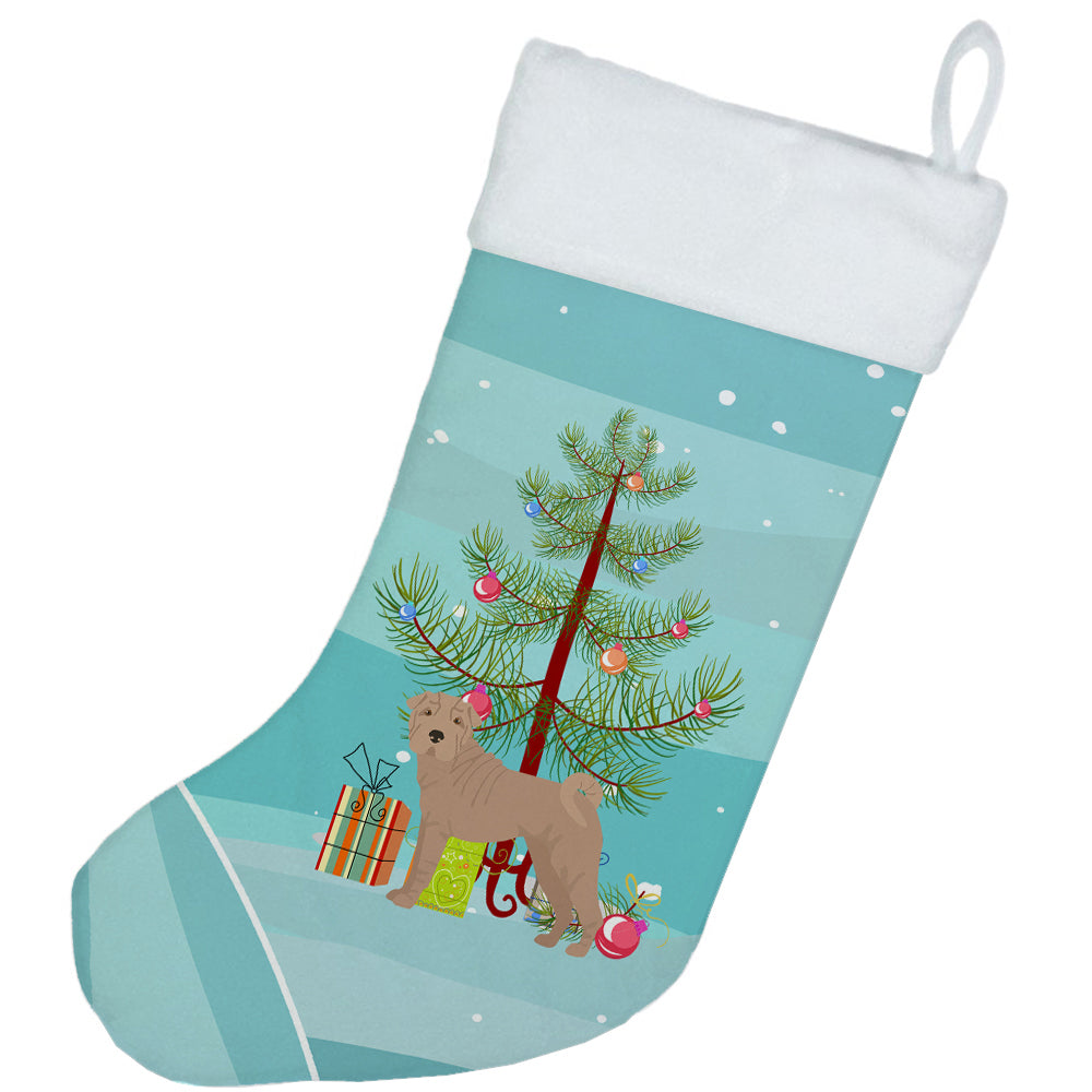 Shar Pei Christmas Tree Christmas Stocking CK3485CS  the-store.com.