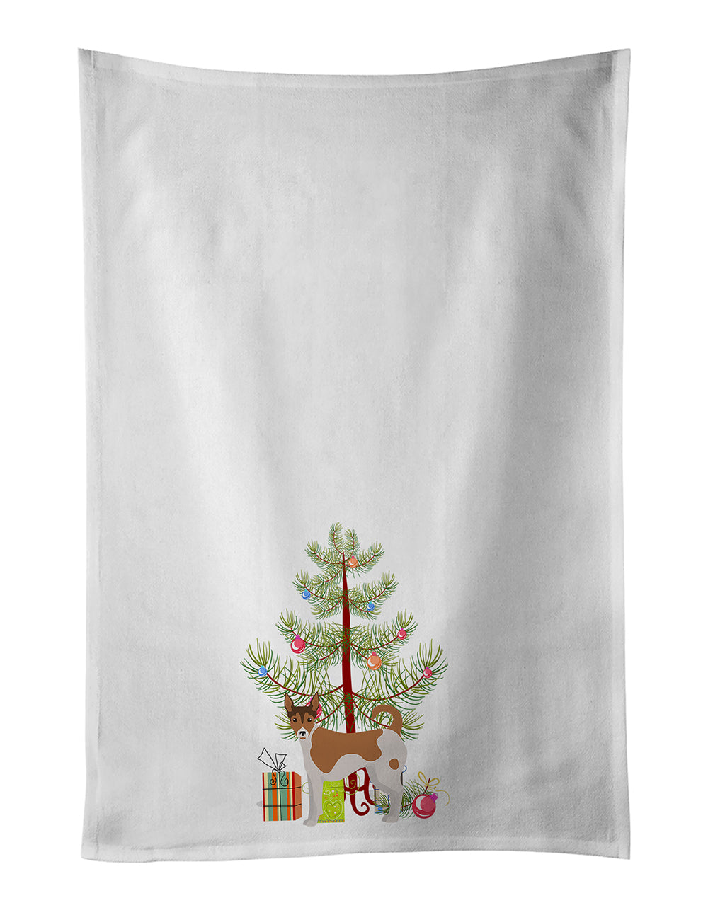 Buy this Tenterfield Terrier Christmas Tree White Kitchen Towel Set of 2